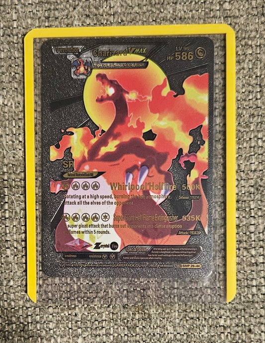 Charizard VMAX (Black Foil Card)
