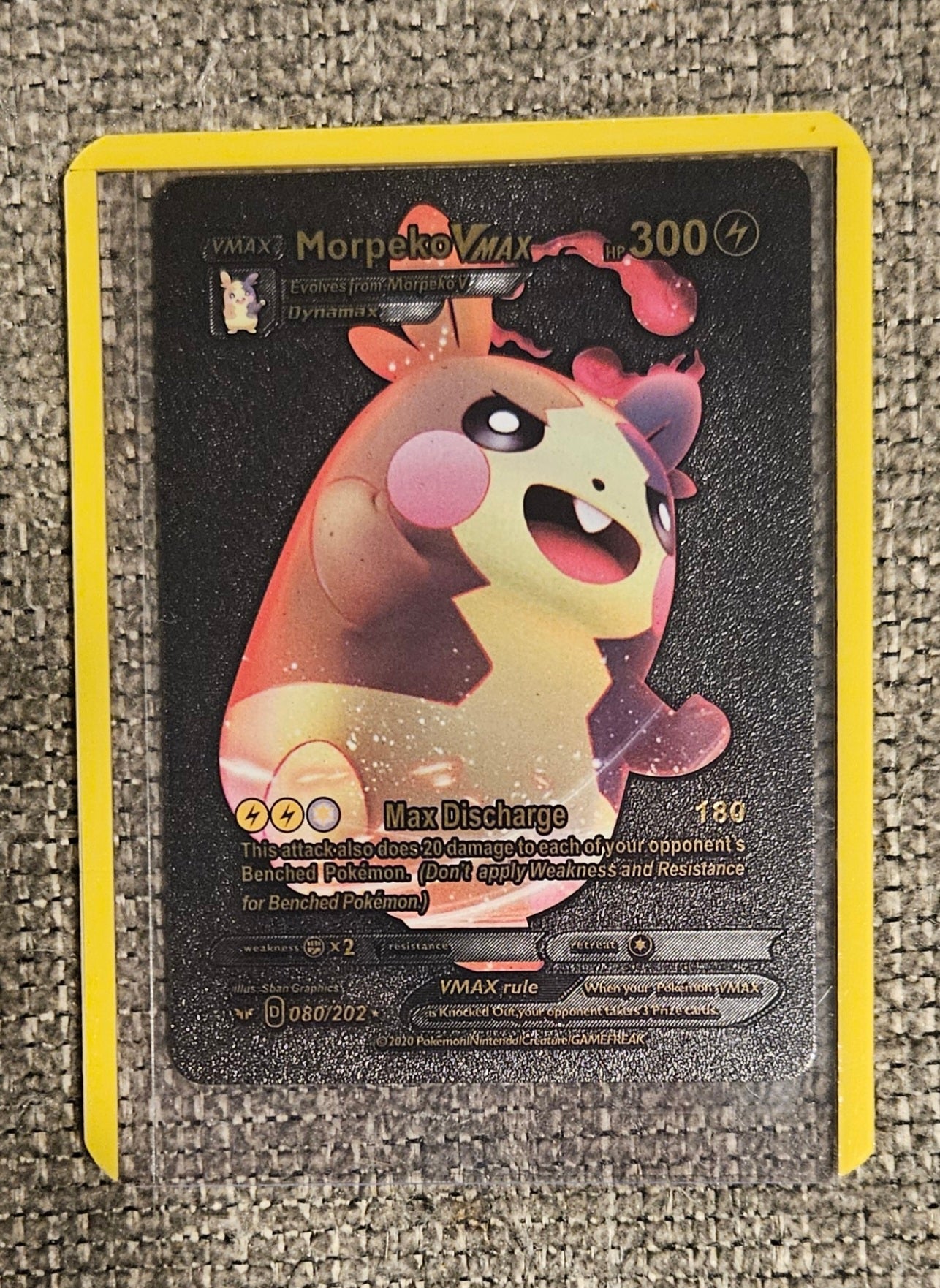 Morpeko VMAX (Black Foil Card)
