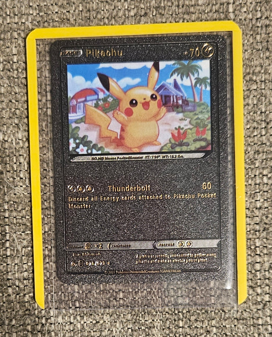 Pikachu (Black Foil Card)