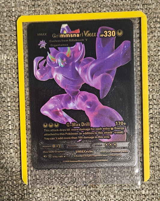 Grimmsnarl VMAX (Black Foil Card)