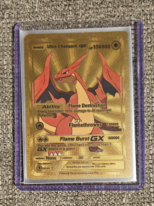 Ultra Charizard GX (Gold Foil Card)
