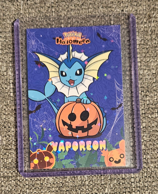 Vaporeon Halloween Card