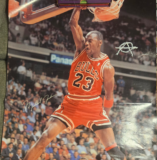 Michael Jordan Autographed Poster