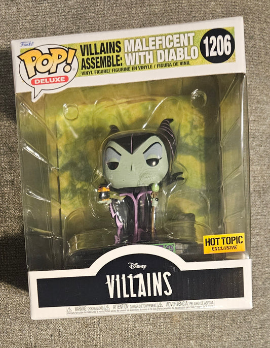 Villains Assemble: Maleficent with Diablo Funko Pop