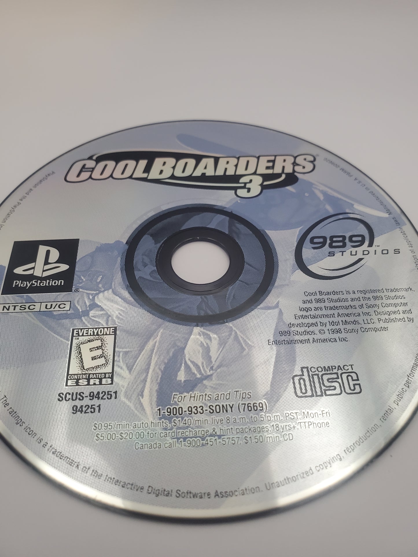 Cool Boarders 3 (Loose)