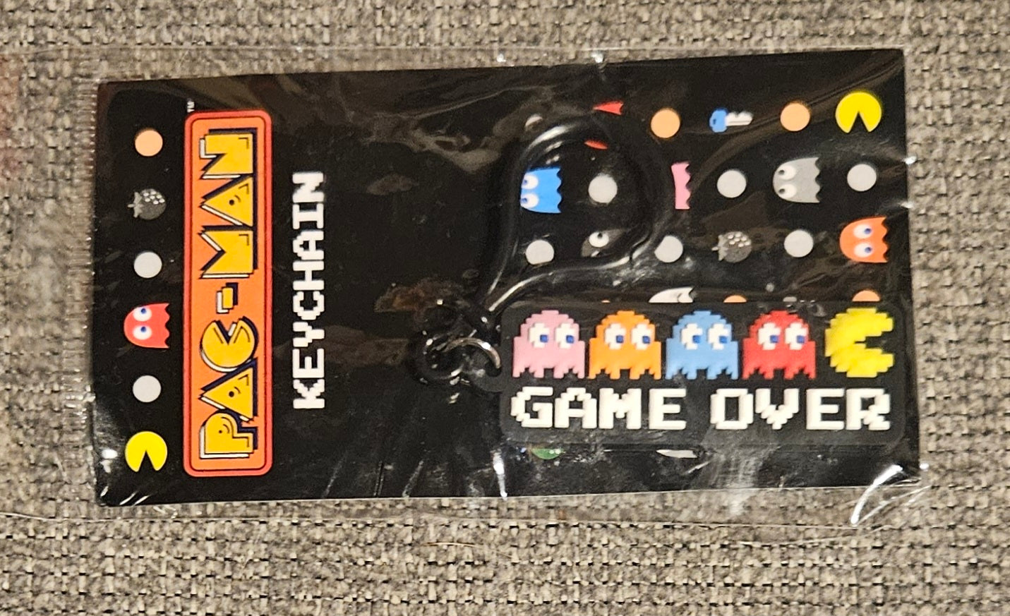 Pac-Man Keychain