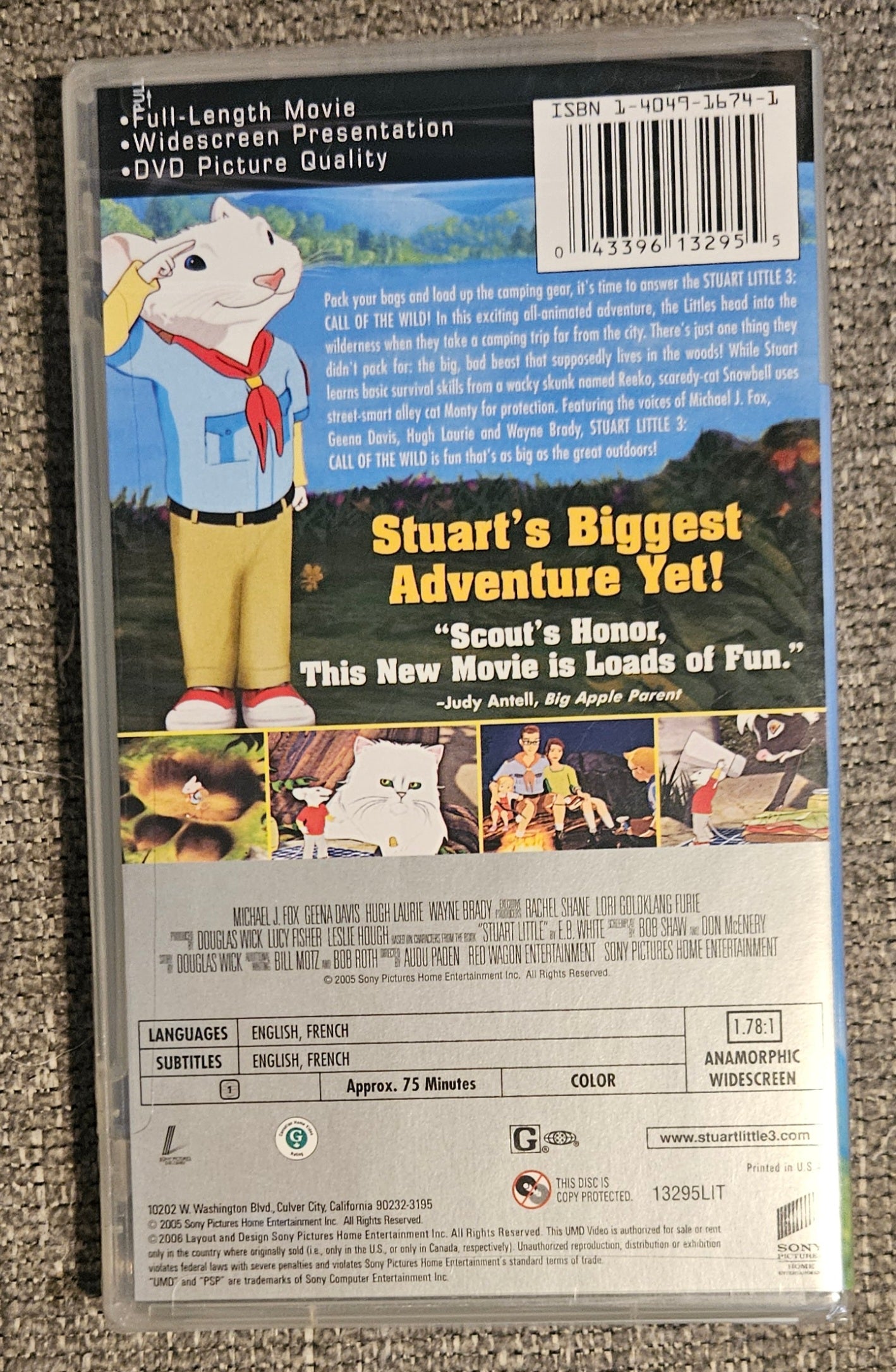 Stuart Little 3: Call of The Wild UMD PSP Video