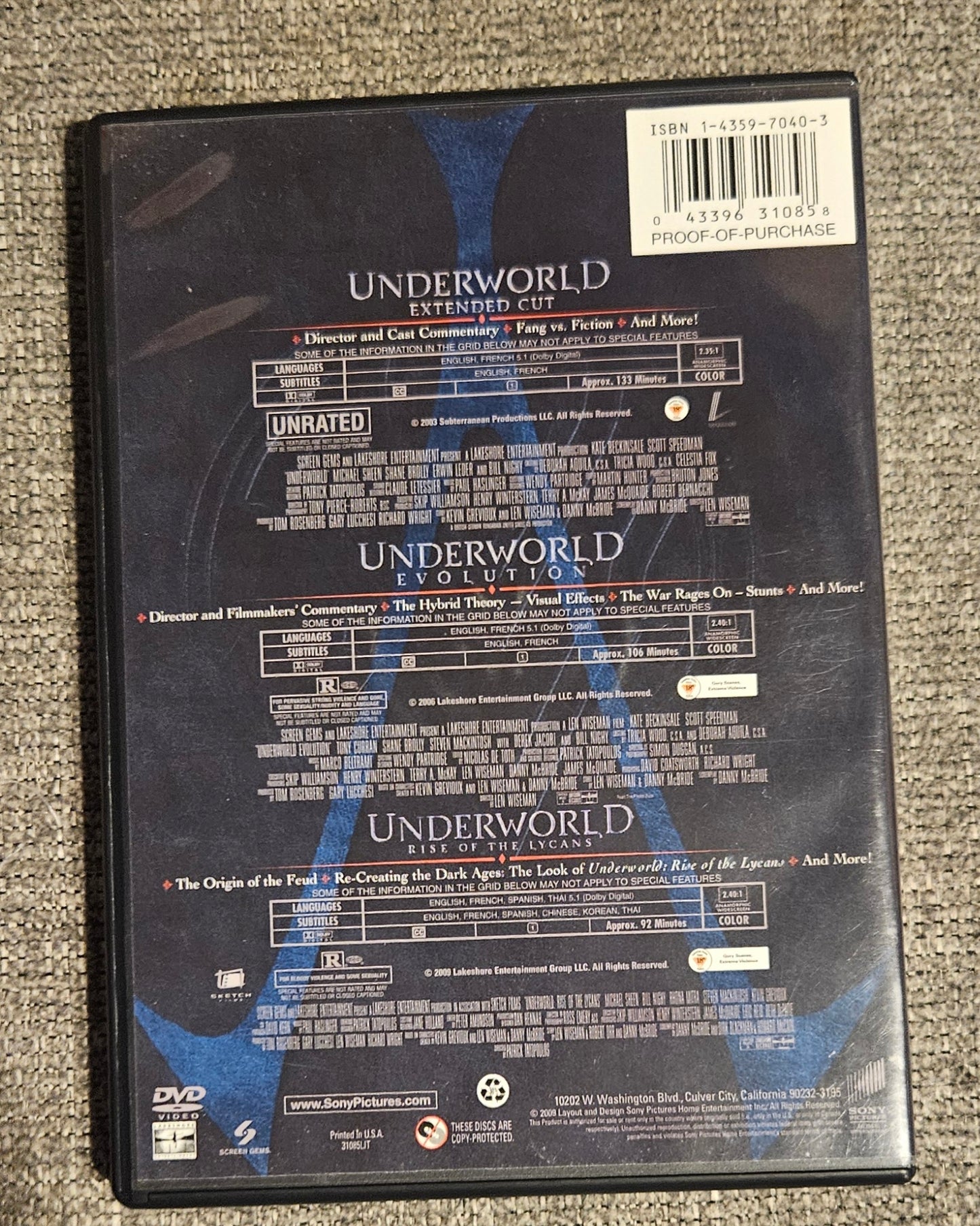 Underworld Trilogy