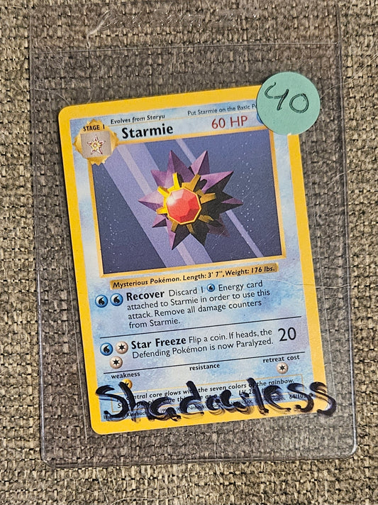 Starmie Base Set (Shadowless)