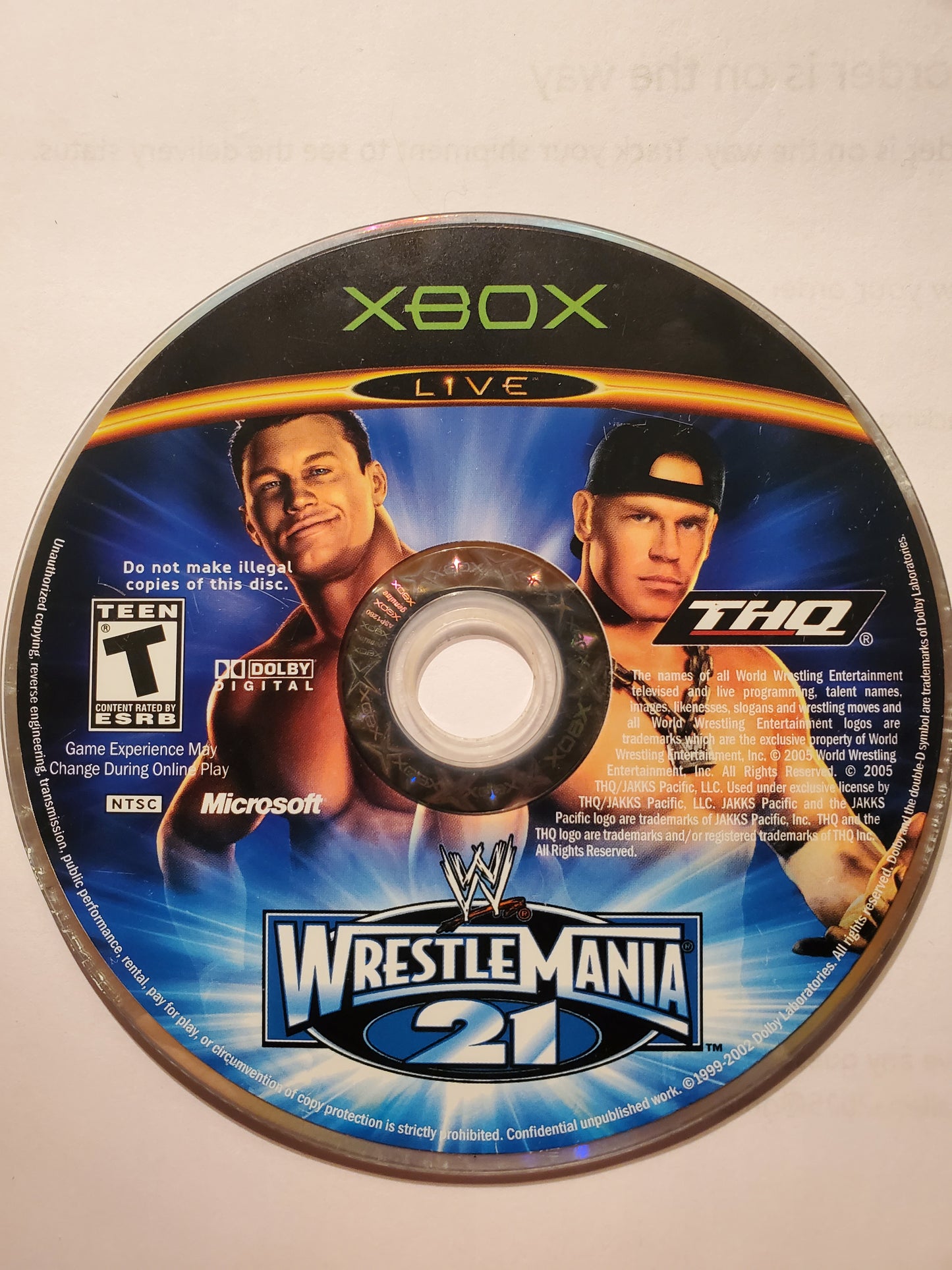 WWE WrestleMania 21 (Loose)