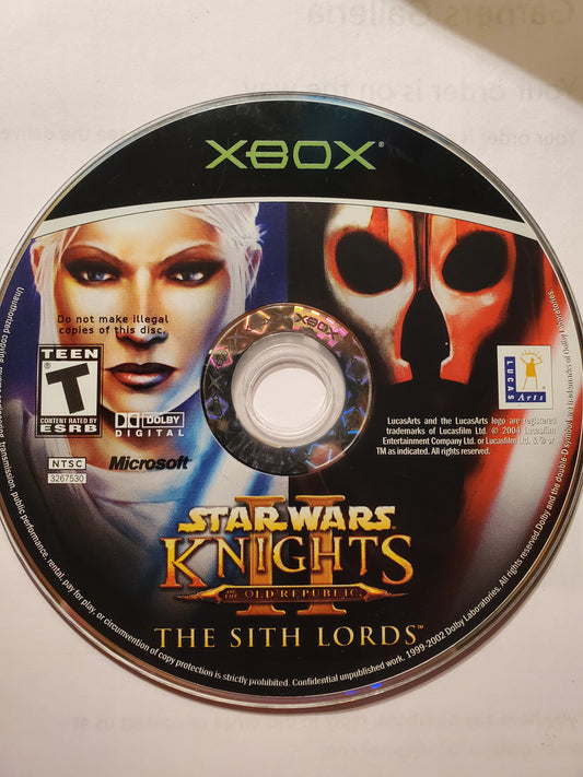 Star Wars: Knights of The Old Republic II: The Sith Lords (Loose)