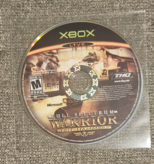 Full Spectrum Warrior: Ten Hammers (Loose)