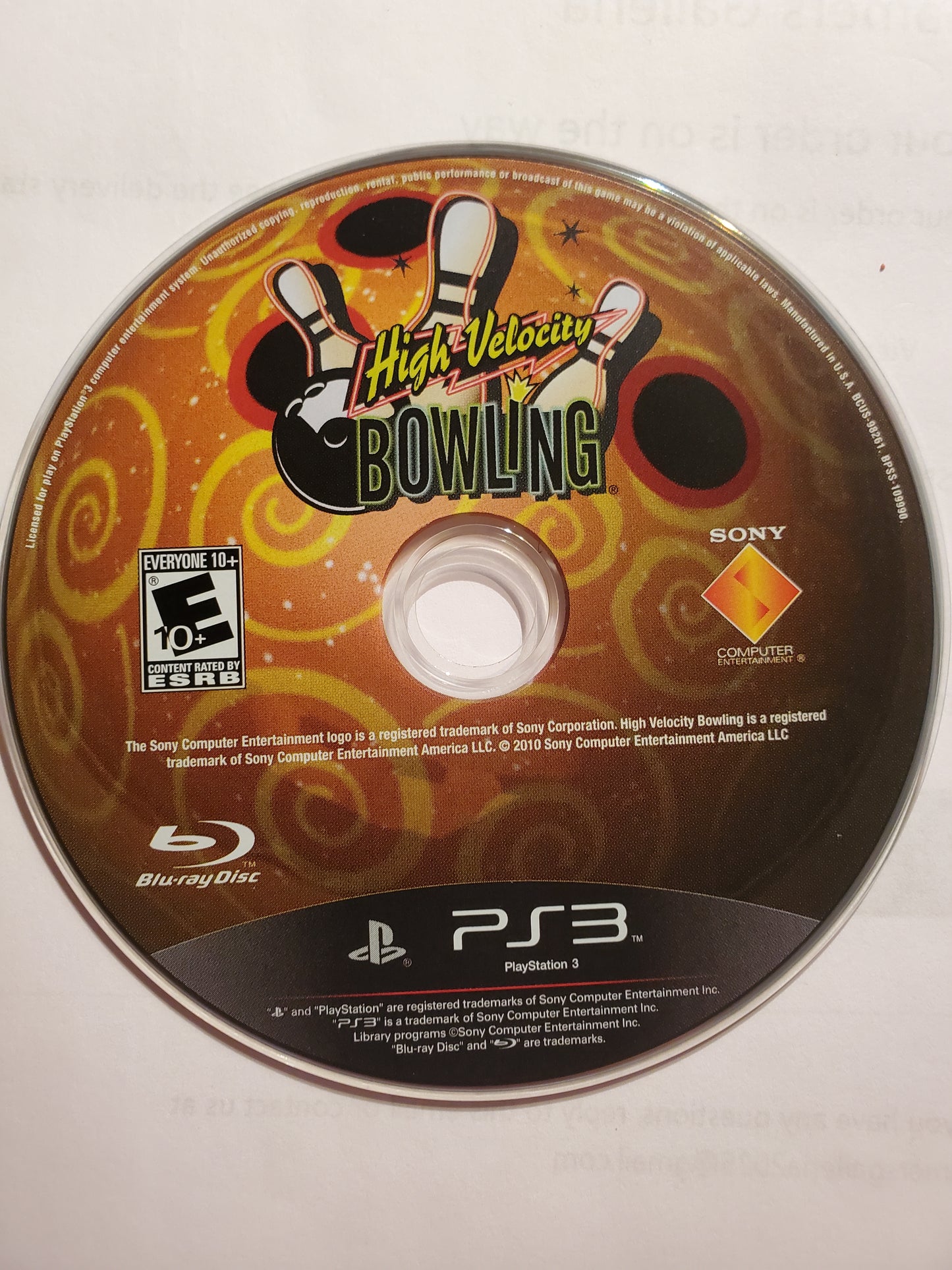 High Velocity Bowling (Loose)