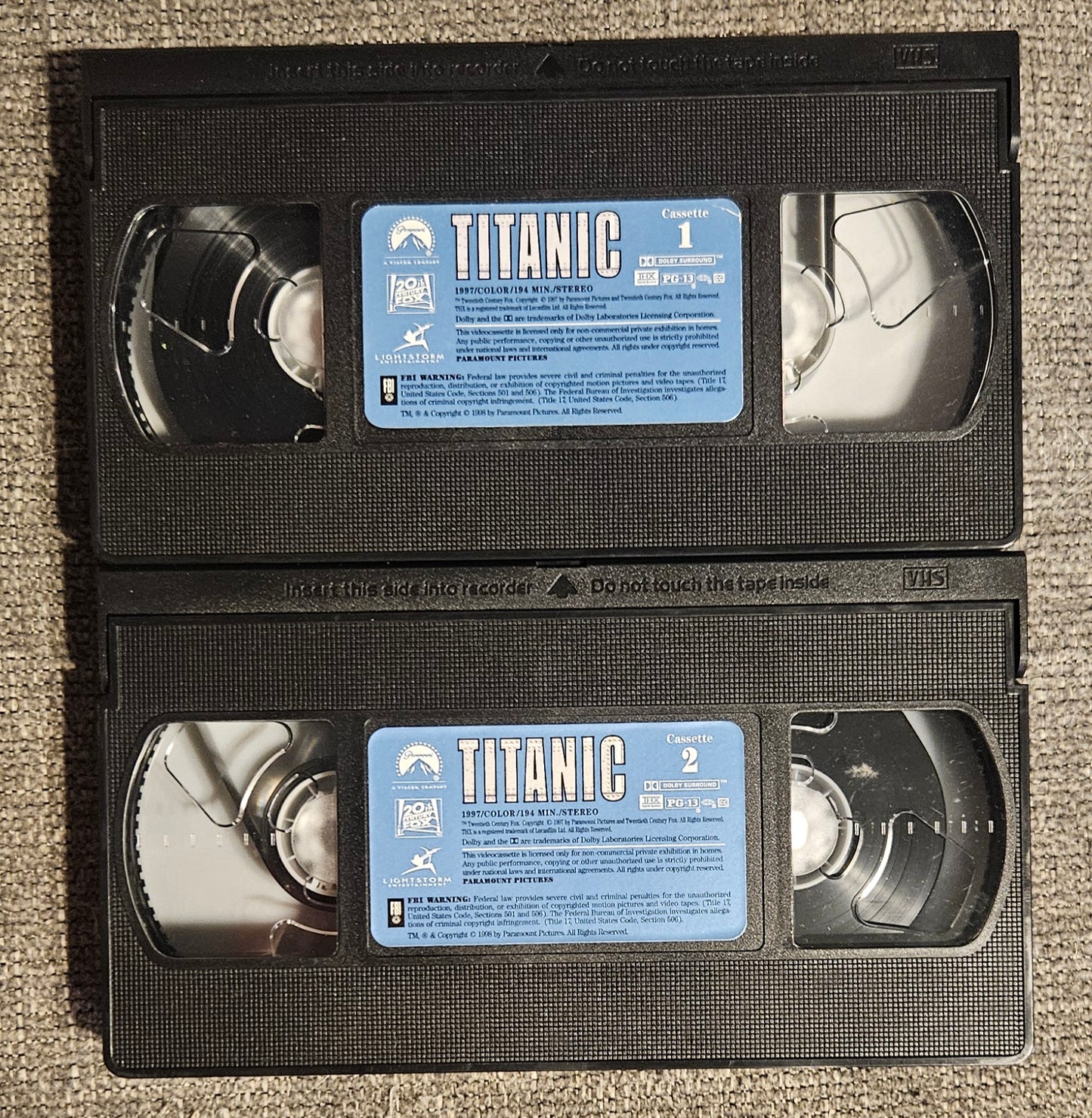 Titanic (VHS, Loose)