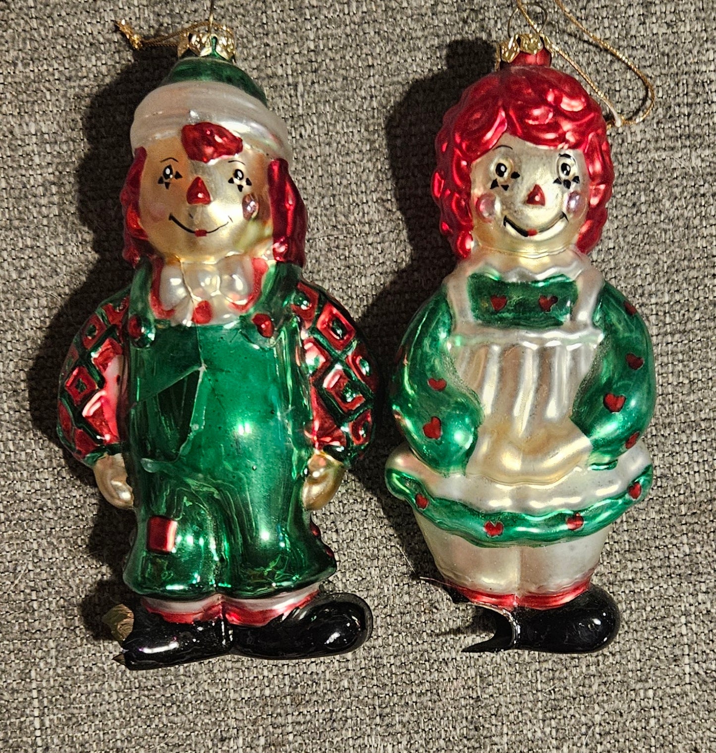 Raggedy Ann & Andy Ornaments