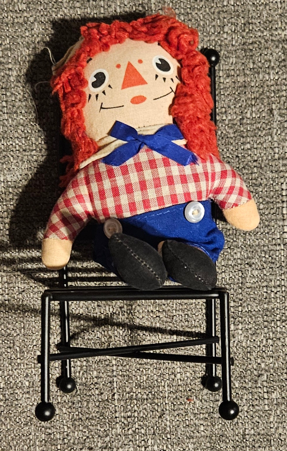 Raggedy Andy in Rocking Chair