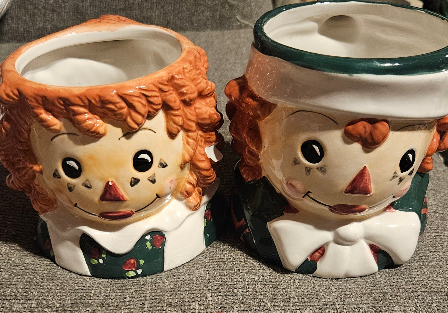 Raggedy Ann & Andy Mug Set