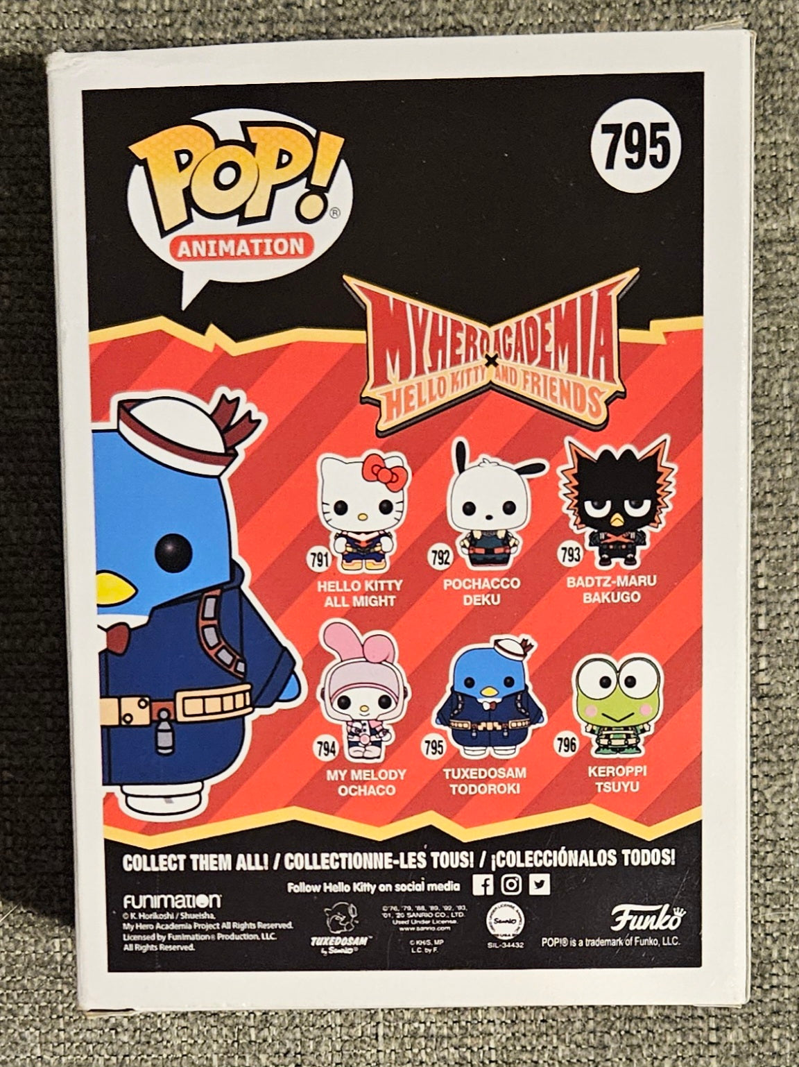 MHA Hello Kitty & Friends: Tuxedosam Todoroki Funko Pop