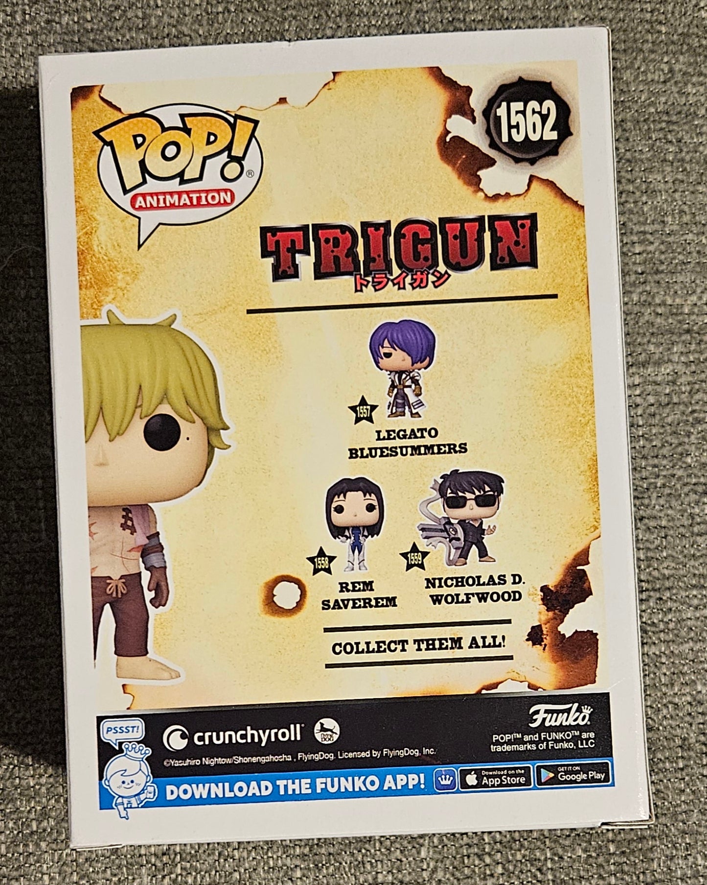 Trigun: Vash The Stampede Funko Pop