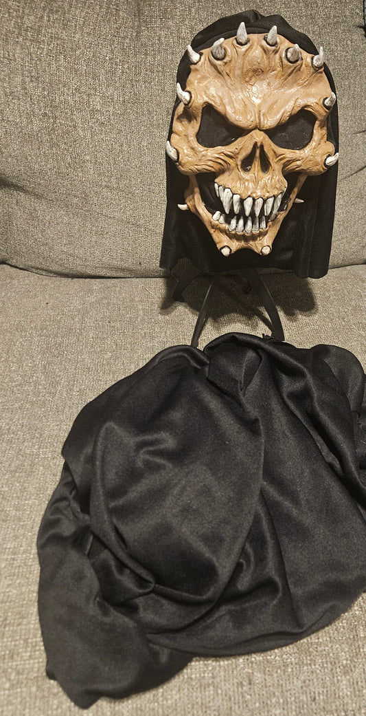 Skeleton with Hooded Robe Halloween Costume