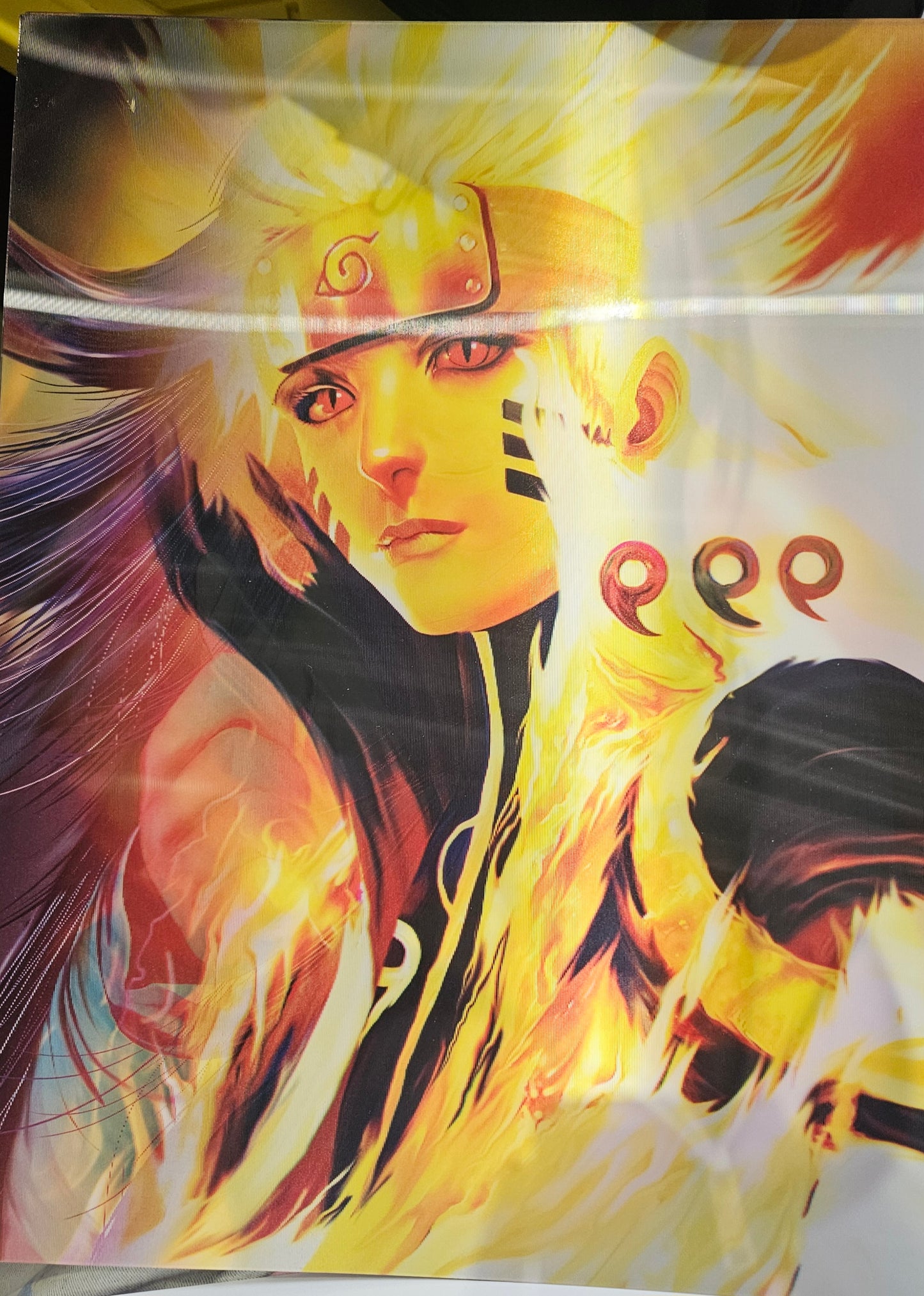 Naruto Uzumaki & Hinta Hyuga Lenticular 3D Poster