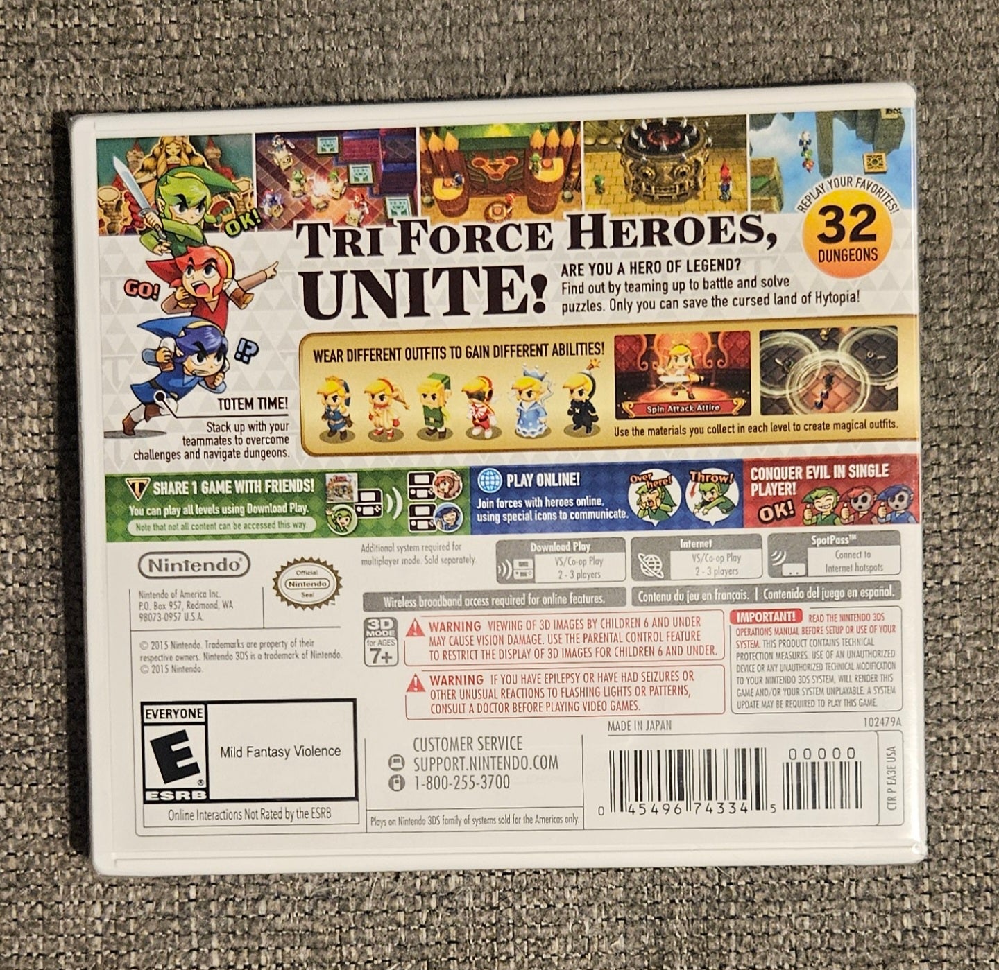 The Legend of Zelda: Tri-Force Heroes (3DS)