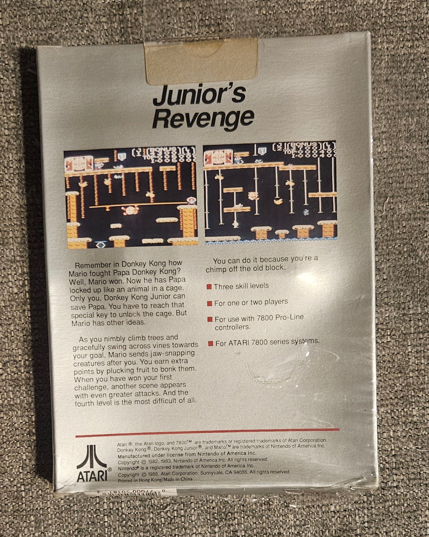 Donkey Kong Junior (Atari 7800)
