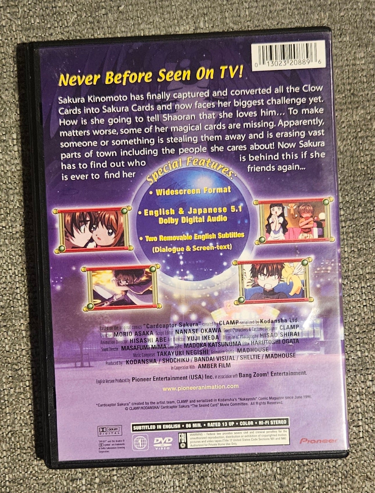 Cardcaptor Sakura The Movie 2 (DVD)