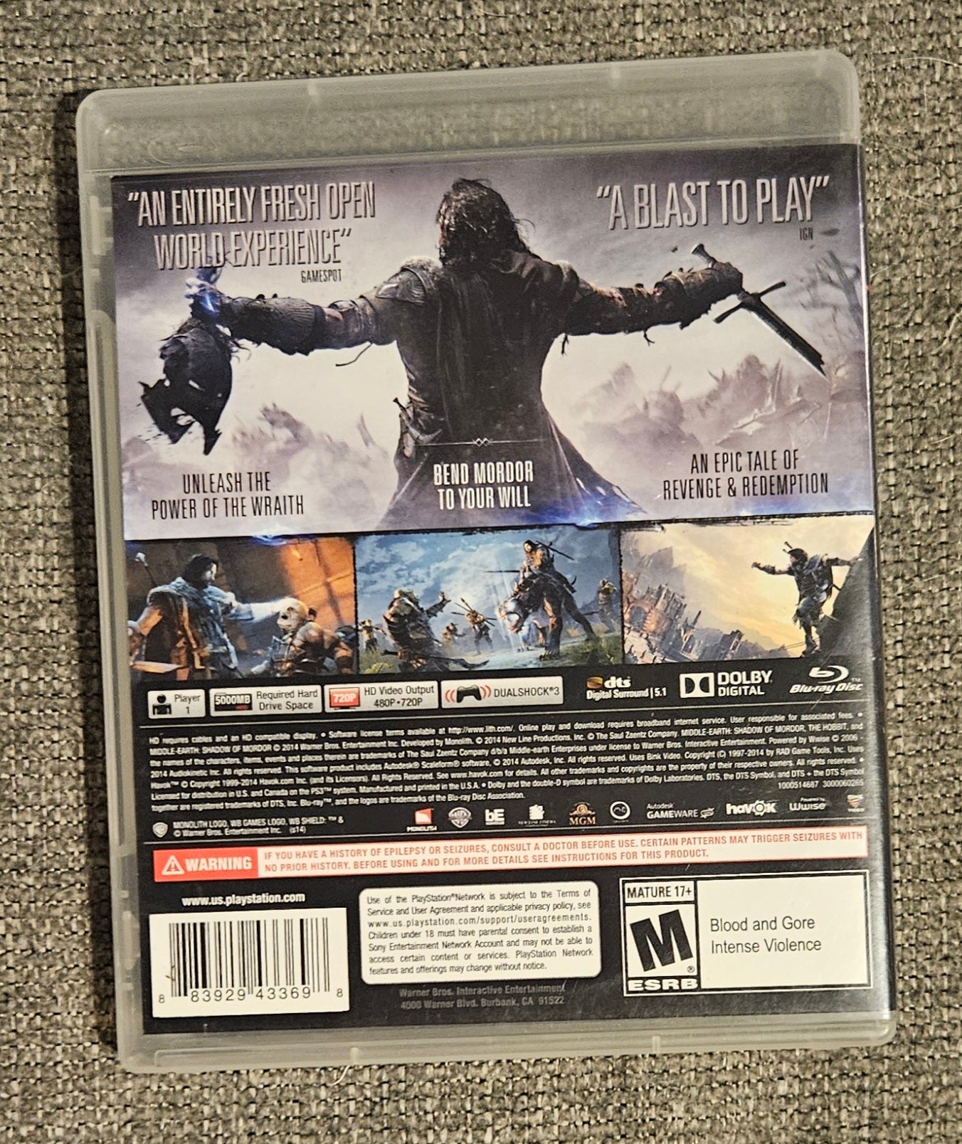 Middle Earth: Shadow of Mordor