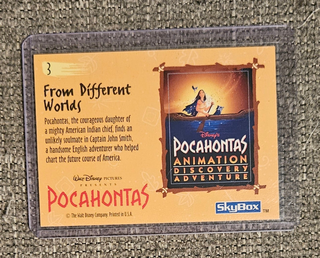 Disney's Pocahontas Animation Discovery Adventure
