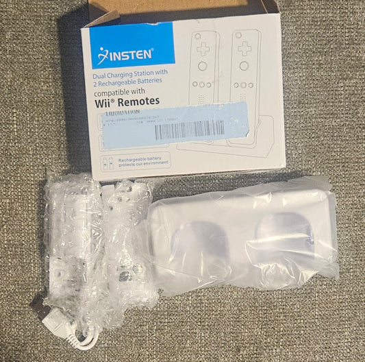 Dual Charging Station with 2 Rechargeable Batteries
