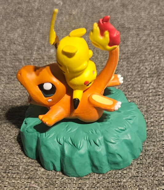 Japanese Charmander & Pikachu Figurine