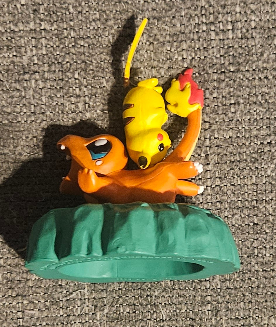 Japanese Charmander & Pikachu Figurine