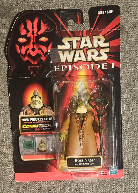 Star Wars: Boss Nass with Gungan Staff Figure