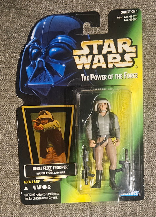 Star Wars: Rebel Fleet Trooper with Blaster Pistol and Rifle Figure