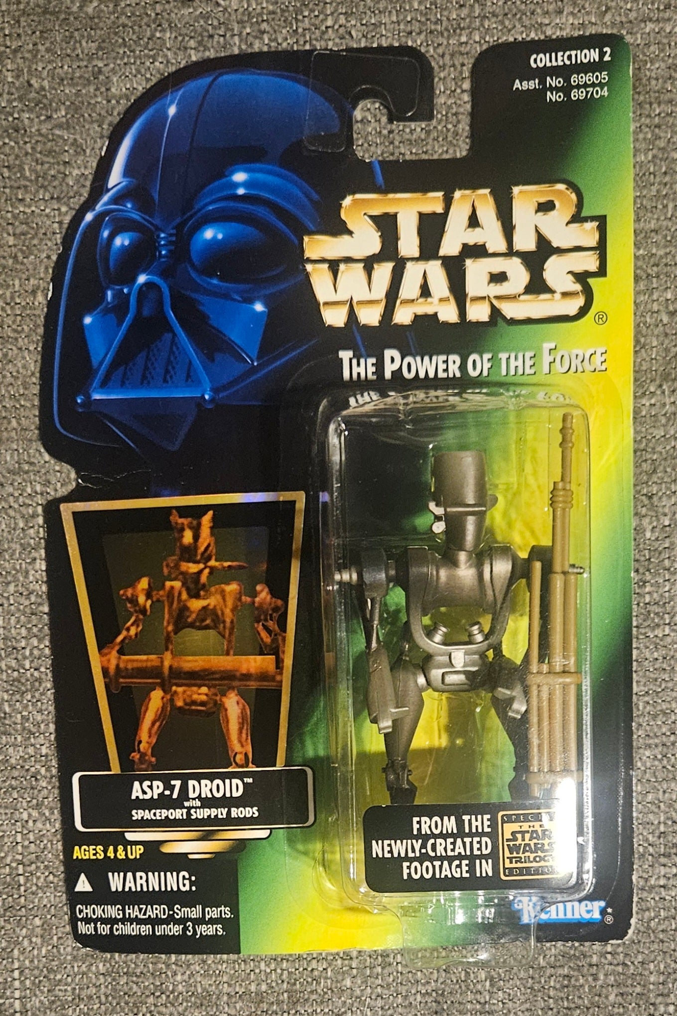 Star Wars: ASP-7 Droid with Spaceport Supply Rods Figure
