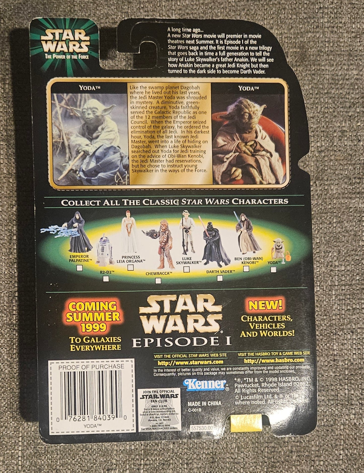 Star Wars: Yoda with Cane and Boiling Pot Figure
