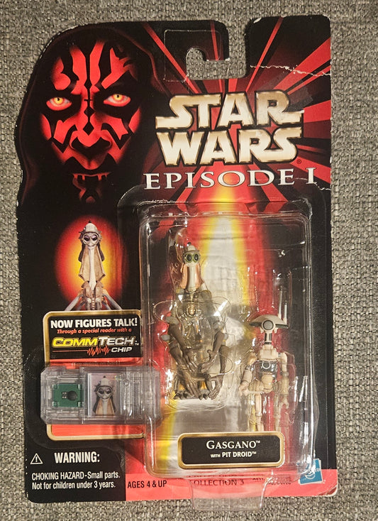 Star Wars: Gasgano with Pit Droid Figure