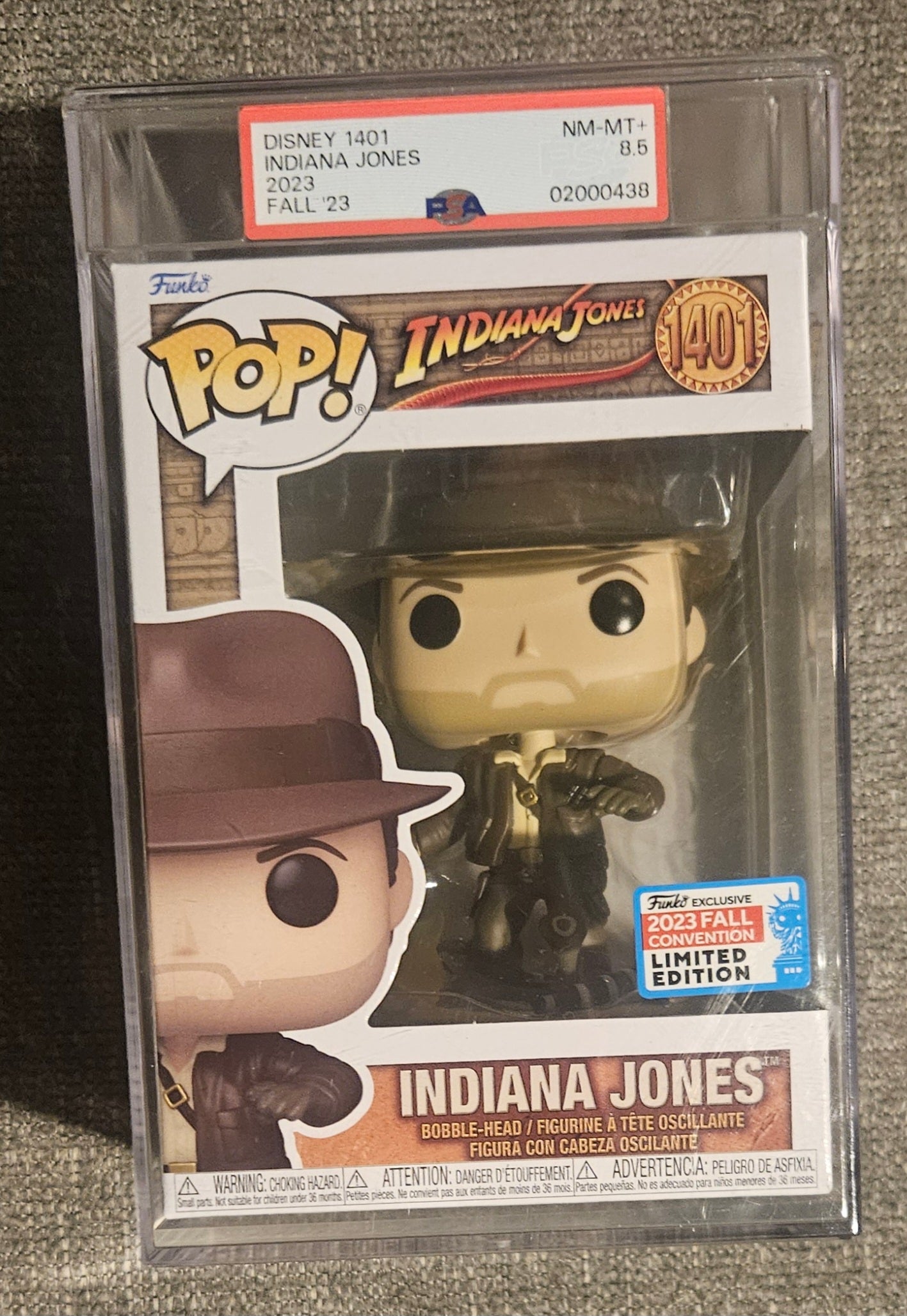 Graded Indiana Jones Funko Pop