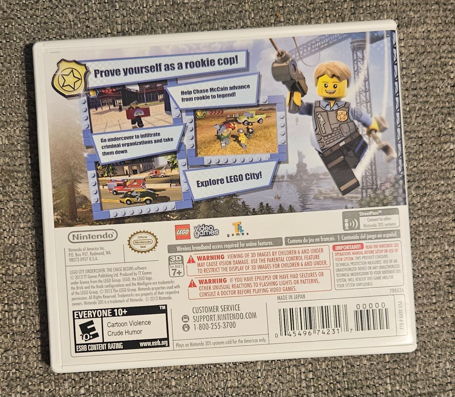 Lego City Undercover: The Chase Begins (3DS)