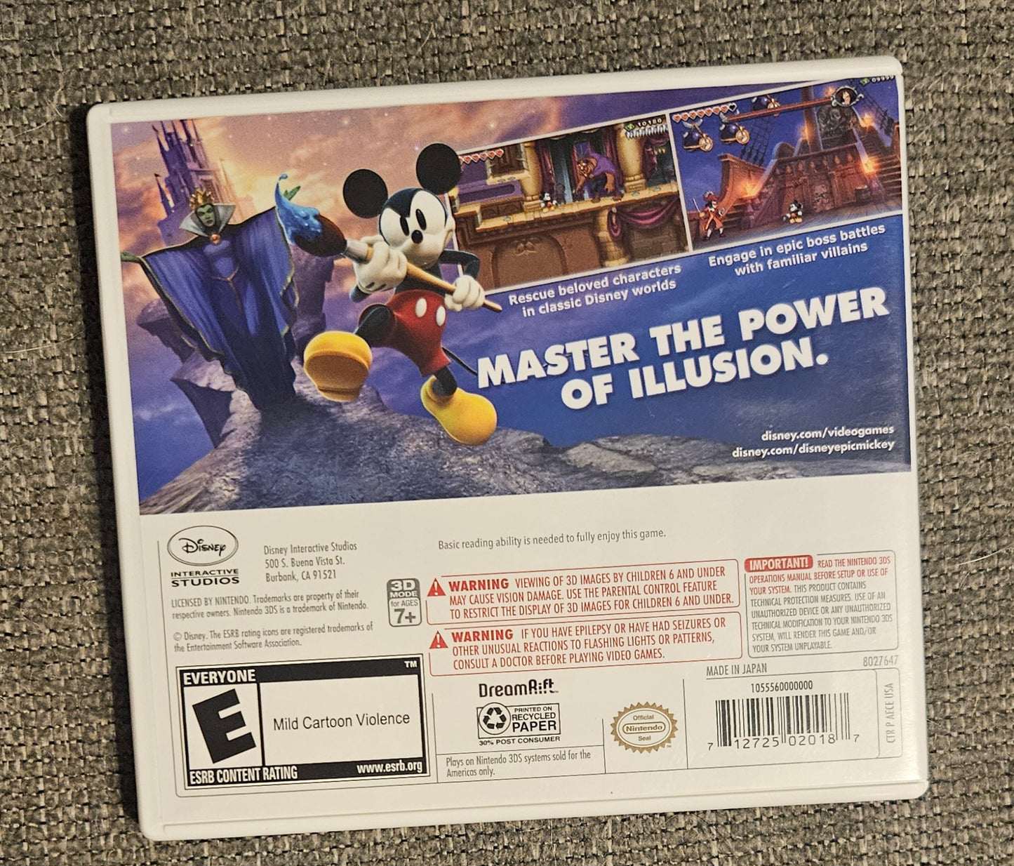 Epic Mickey: Power Of Illusion (3DS)
