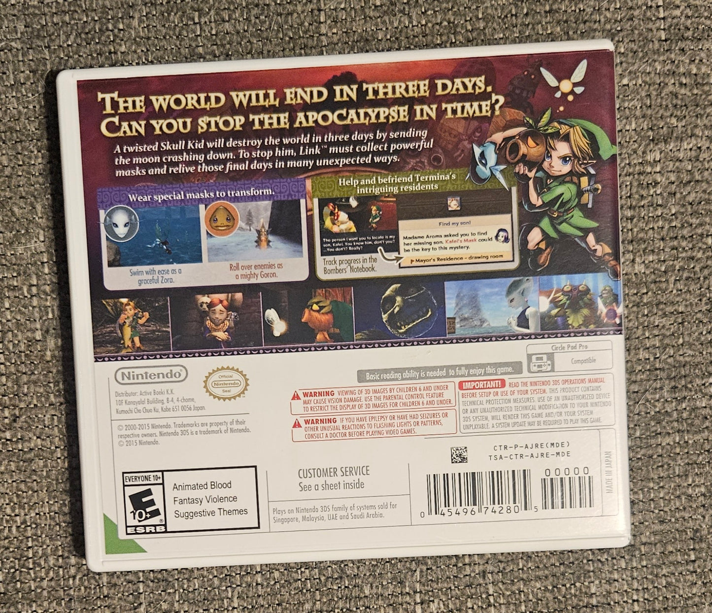 The Legend of Zelda: Majora's Mask 3D (3DS)