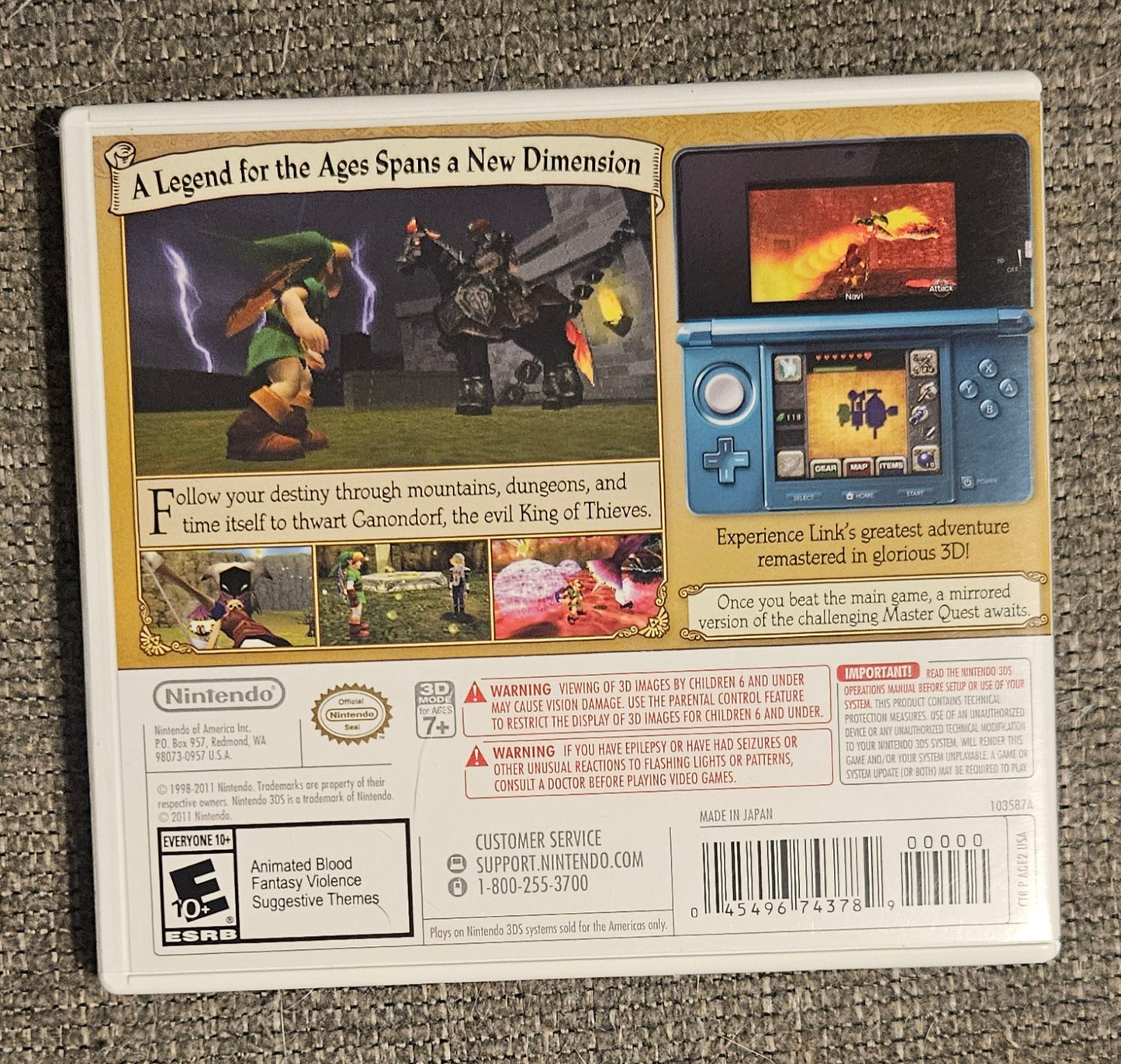 The Legend of Zelda: Ocarina of Time 3D (3DS)