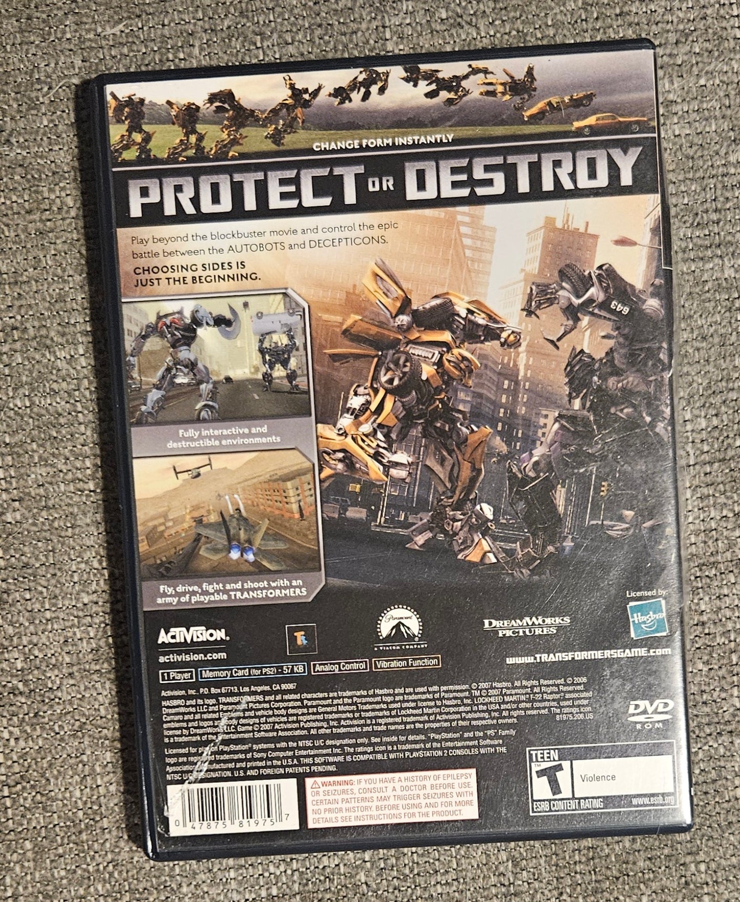 Transformers The Game