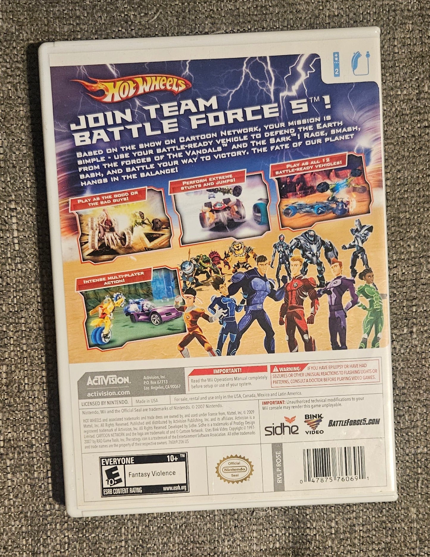 Hot Wheels Battle Force 5