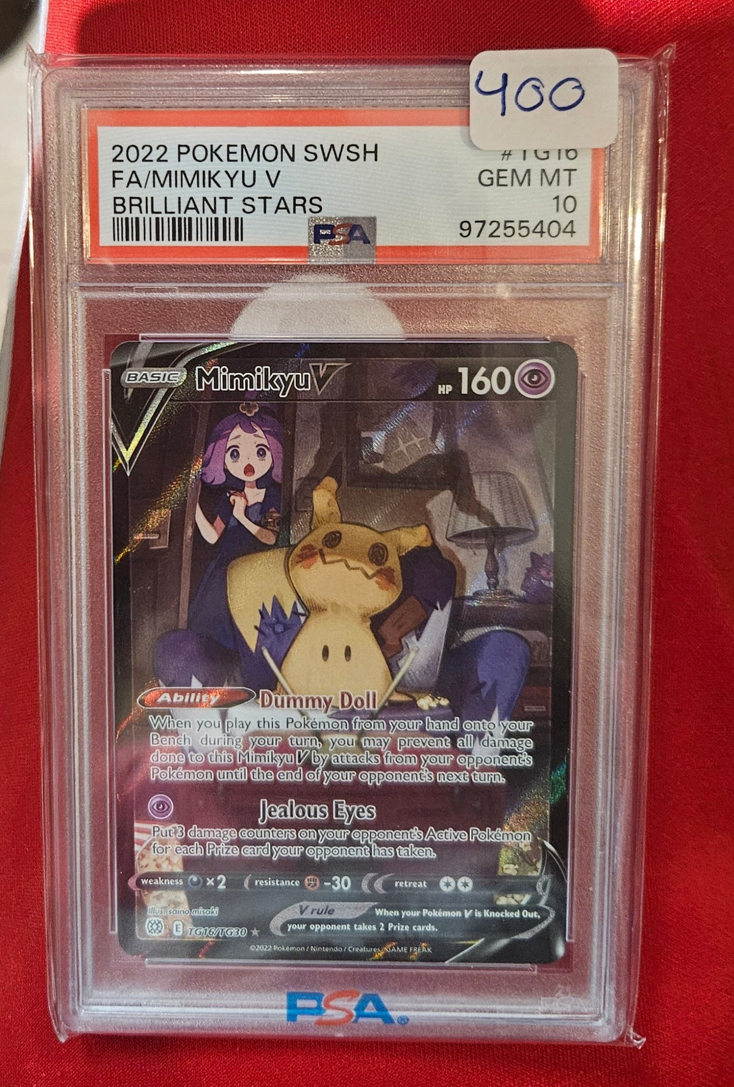 Mimikyu PSA Graded Card