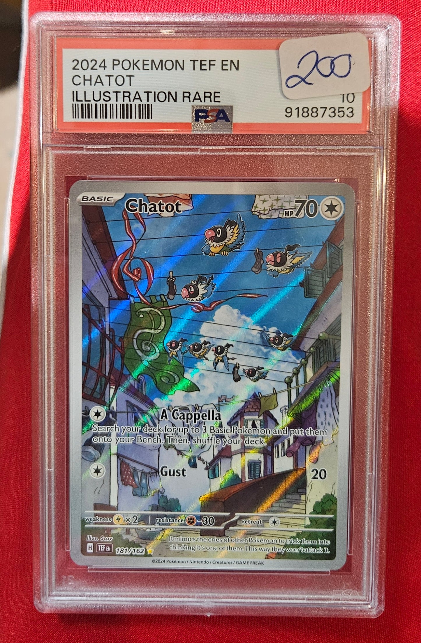 Chatot PSA Graded Card