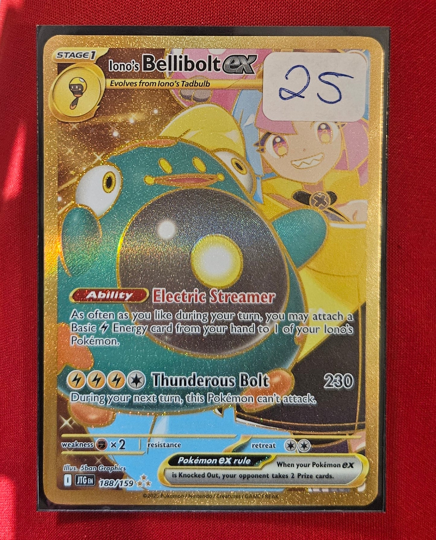 Iono's Bellibolt EX Card