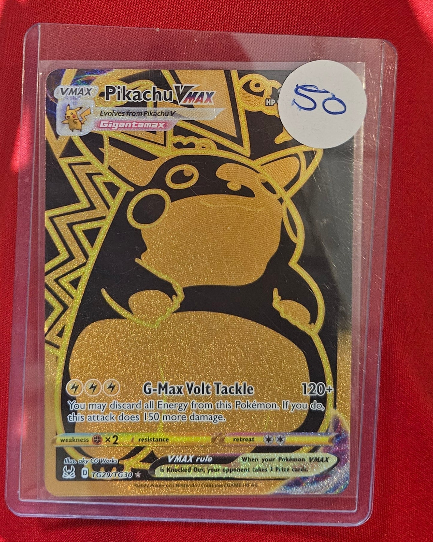 Pikachu VMax Card