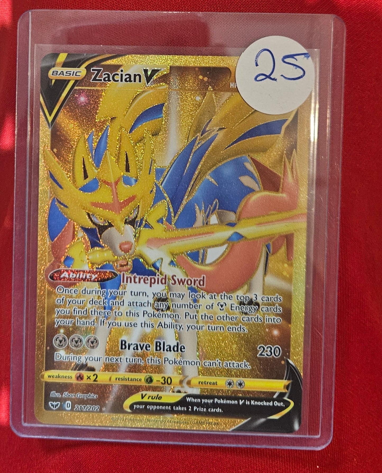Zacian V Card